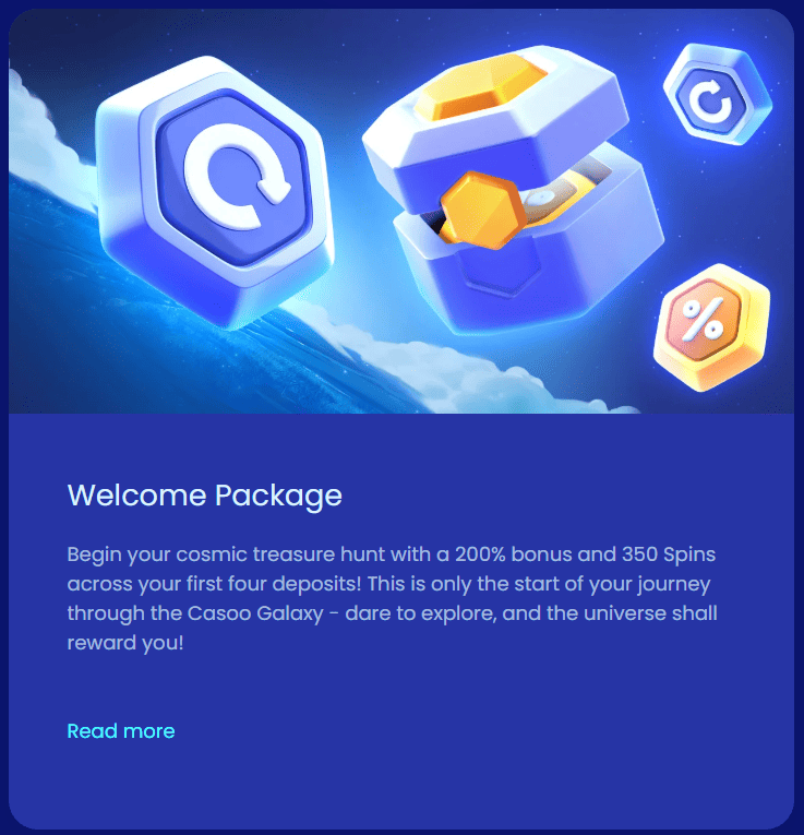 Uvítací bonus Casoo