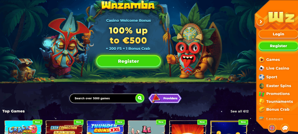 Wazamba casino