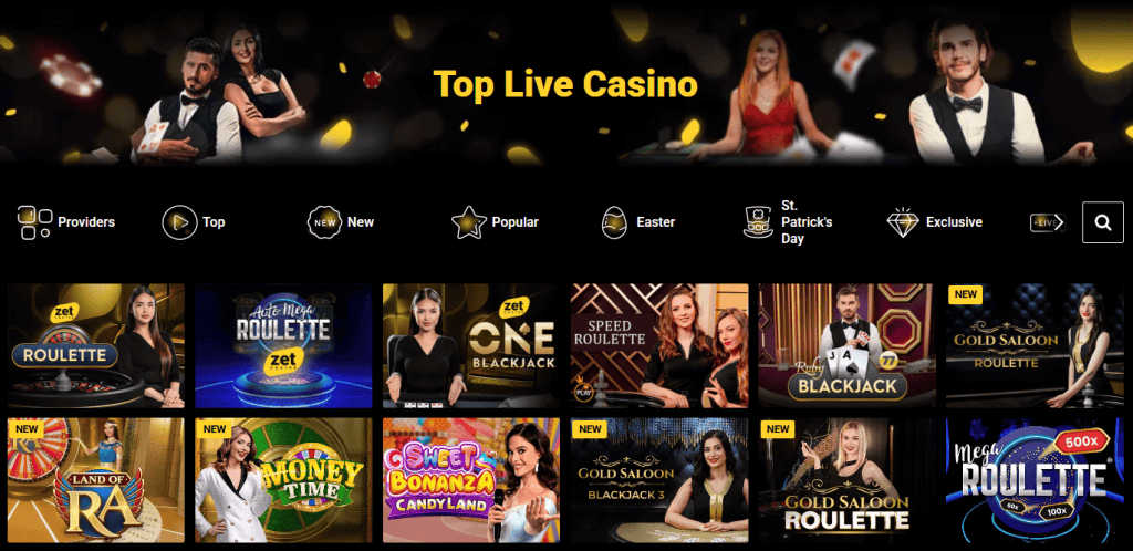 zet casino zive hry