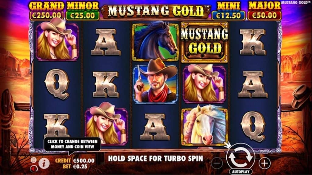 Hrát zdarma Mustang Gold