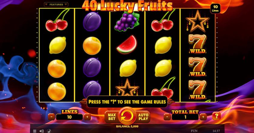 Hrát zdarma 40 Lucky Fruits