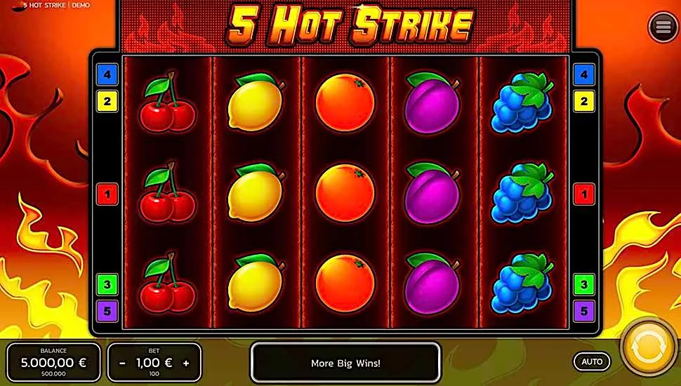 Hrát zdarma 5 Hot Strike