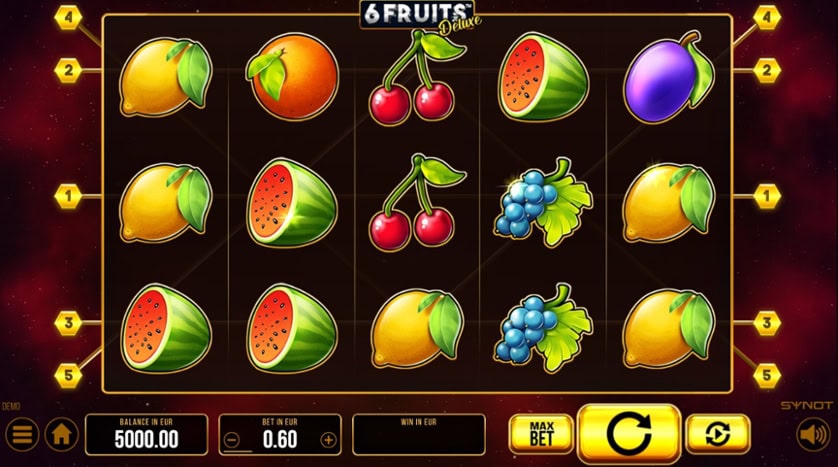 Hrát zdarma 6 Fruits Deluxe