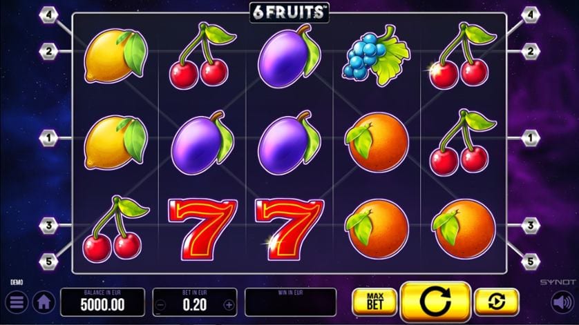 Hrát zdarma 6 Fruits