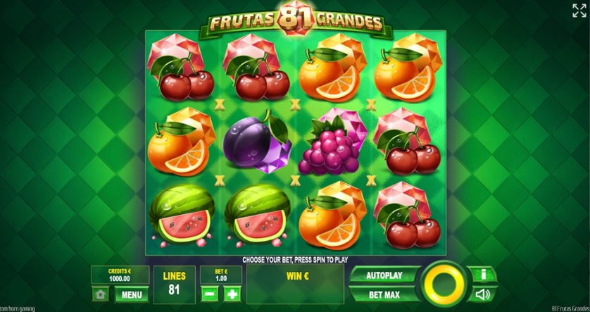 Hrát zdarma 81 Frutas Grandes