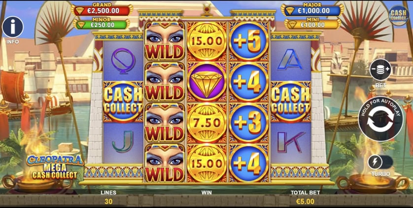 Hrát zdarma Cleopatra: Mega Cash Collect