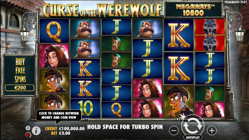 Hrát zdarma Curse of the Werewolf Megaways