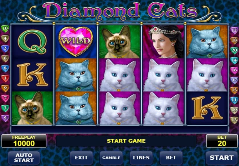 Hrát zdarma Diamond Cats