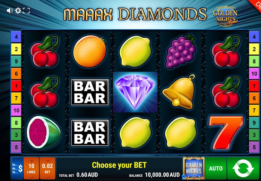 Hrát zdarma Maaax Diamonds – Golden Nights Bonus