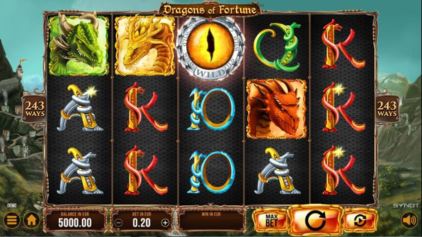 Hrát zdarma Dragons of Fortune