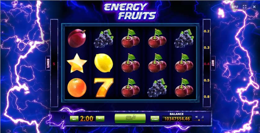 Hrát zdarma Energy Fruits