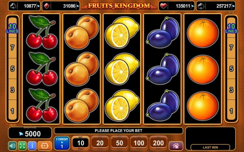 Hrát zdarma Fruits Kingdom