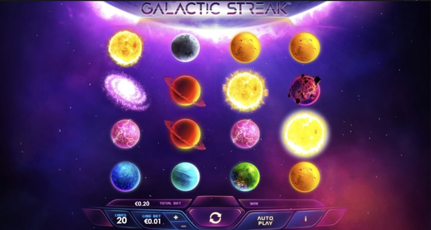 Hrát zdarma Galactic Streak