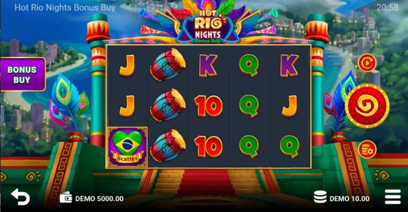 Hrát zdarma Hot Rio Nights: Bonus Buy