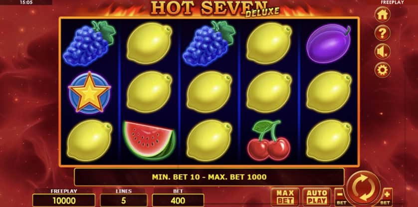 Hrát zdarma Hot Seven Deluxe