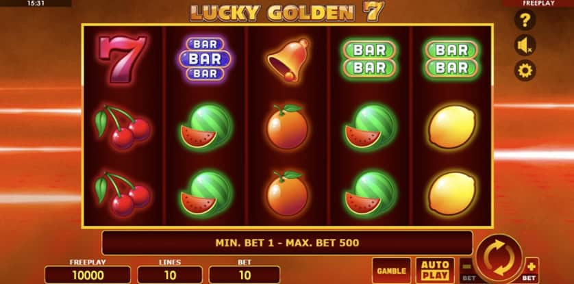 Hrát zdarma Lucky Golden 7s