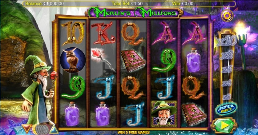 Hrát zdarma Merlin’s Millions Superbet HQ