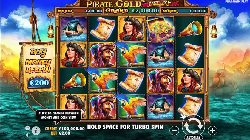 Hrát zdarma Pirate Gold Deluxe