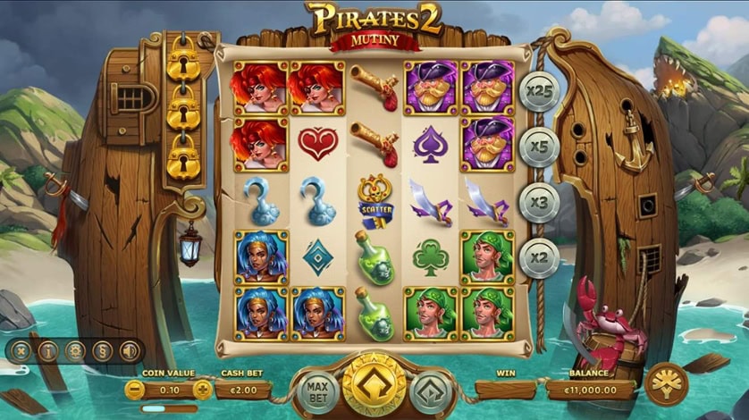 Hrát zdarma Pirates 2 Mutiny