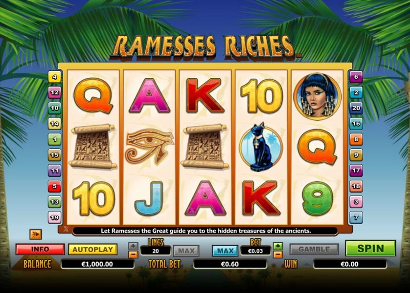 Hrát zdarma Ramesses Riches