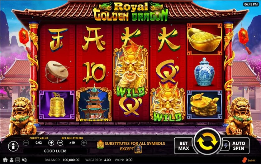 Hrát zdarma Royal Golden Dragon