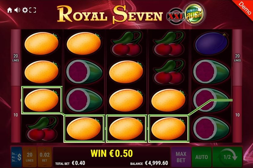 Hrát zdarma Royal Seven XXL – Double Rush