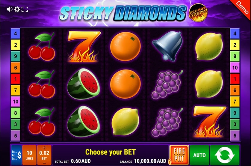 Hrát zdarma Sticky Diamonds – Red Hot Firepot