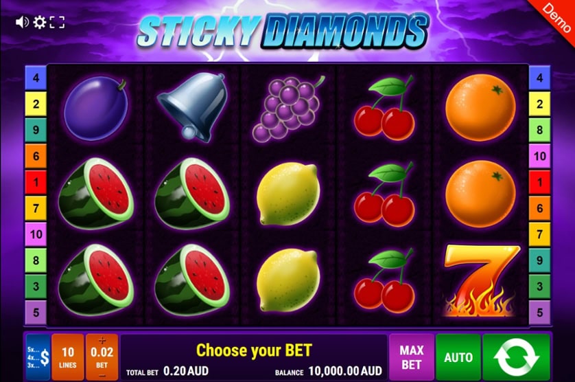 Hrát zdarma Sticky Diamonds