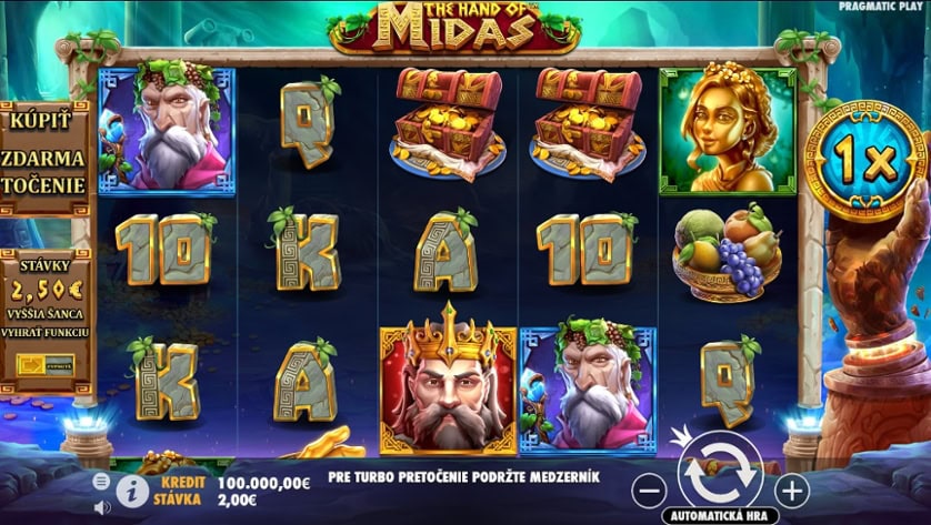 Hrát zdarma The Hand of Midas