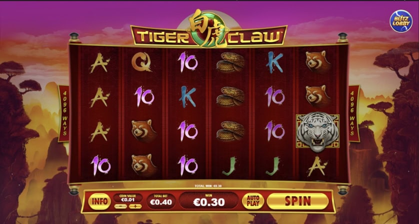 Hrát zdarma Tiger Claw