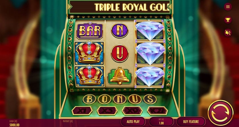 Hrát zdarma Triple Royal Gold