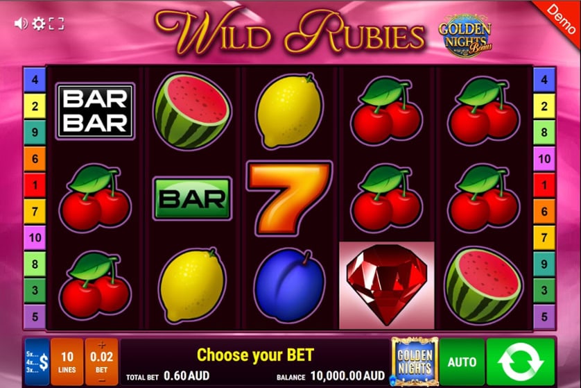 Hrát zdarma Wild Rubies – Golden Nights Bonus