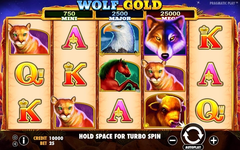 Hrát zdarma Wolf Gold