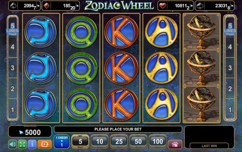 Hrát zdarma Zodiac Wheel