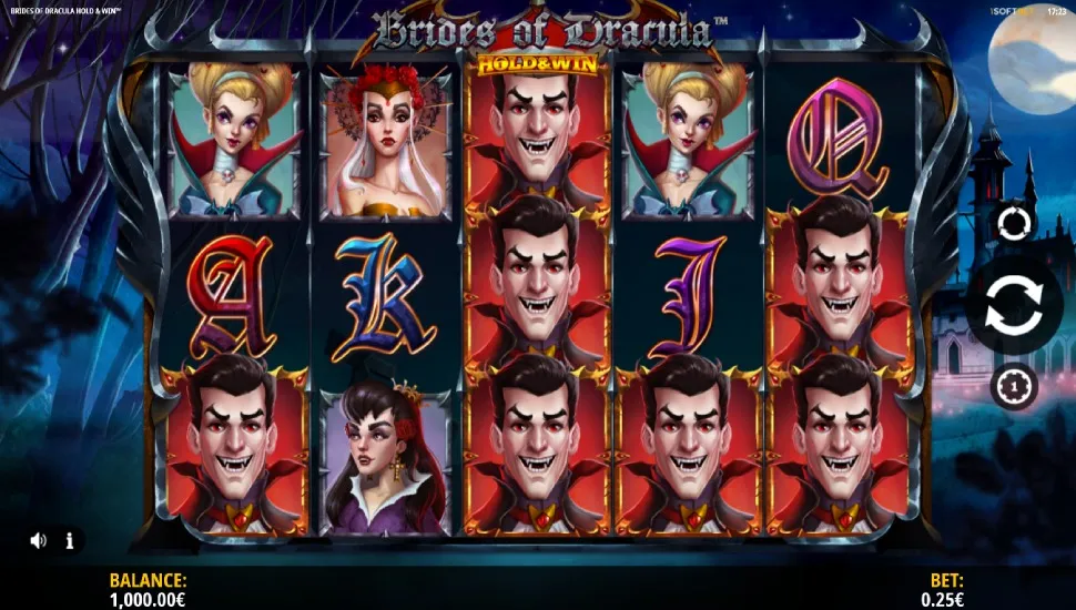 Hrát zdarma Brides of Dracula Hold & Win