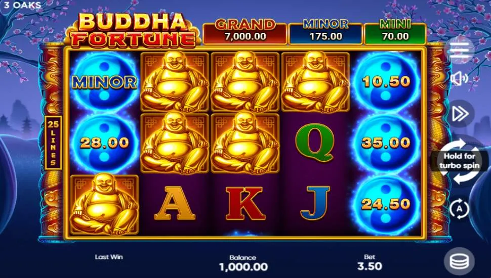 Hrát zdarma Buddha Fortune Hold and Win