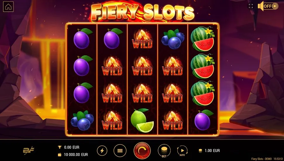 Hrát zdarma Fiery Slots