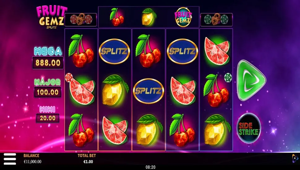 Hrát zdarma Fruit Gemz Splitz