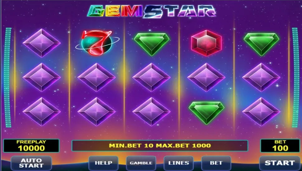 Hrát zdarma Gem Star