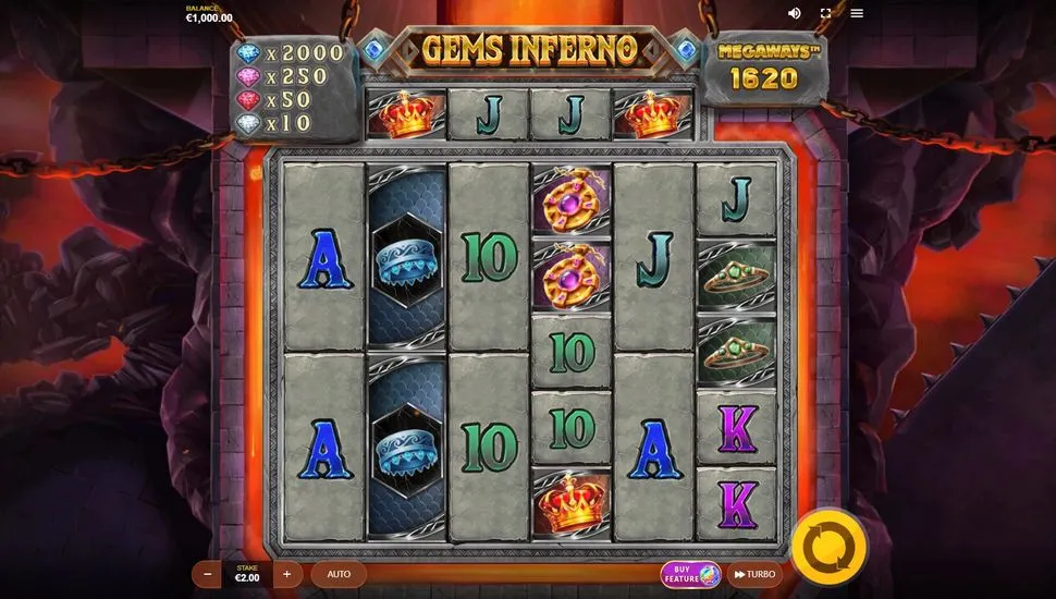 Hrát zdarma Gems Inferno Megaways