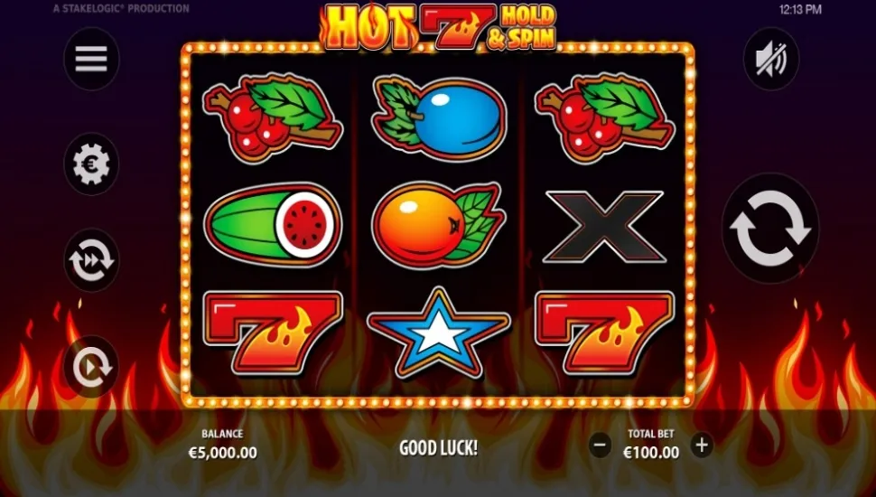 Hrát zdarma Hot 7 Hold & Spin