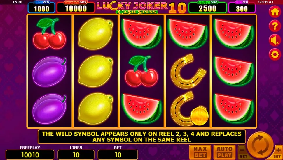 Hrát zdarma Lucky Joker 10 Cash Spins