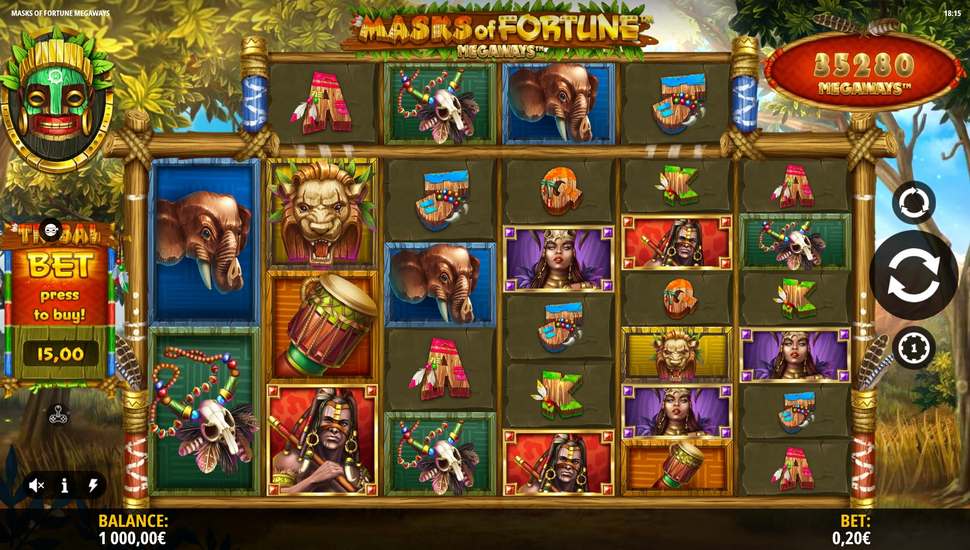 Hrát zdarma Masks of Fortune Megaways