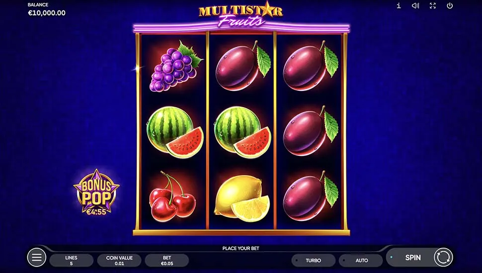 Hrát zdarma Multistar Fruits