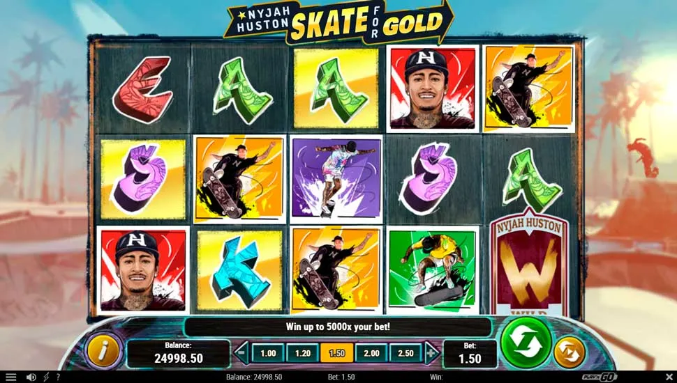 Hrát zdarma Nyjah Huston – Skate for Gold