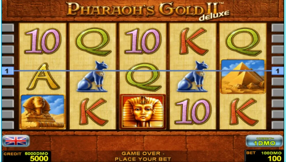 Hrát zdarma Pharaohs Gold II Deluxe