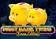 Piggy Bank Twins Xmas Edition