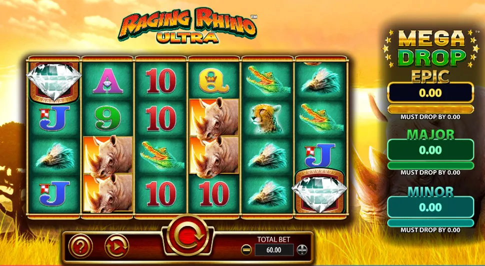 Hrát zdarma Raging Rhino Ultra