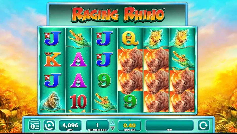 Hrát zdarma Raging Rhino