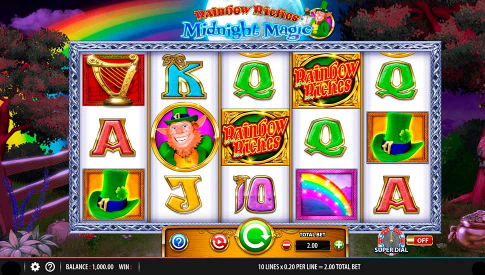 Hrát zdarma Rainbow Riches Midnight Magic